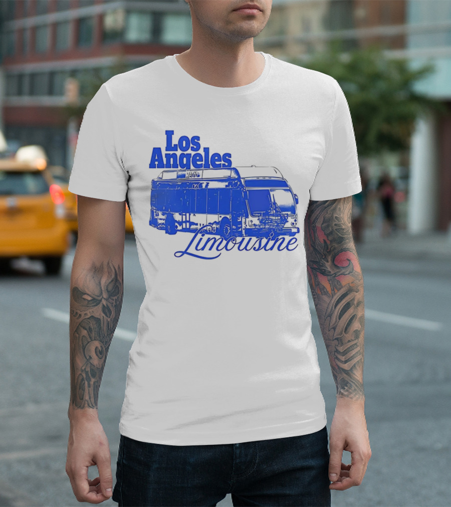 Los Angeles Limousine Retro Bus Experience T-Shirt