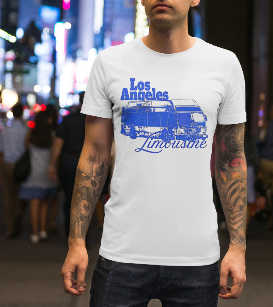 Los Angeles Limousine Retro Bus Experience T-Shirt