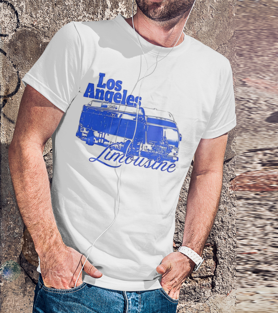 Los Angeles Limousine Retro Bus Experience T-Shirt