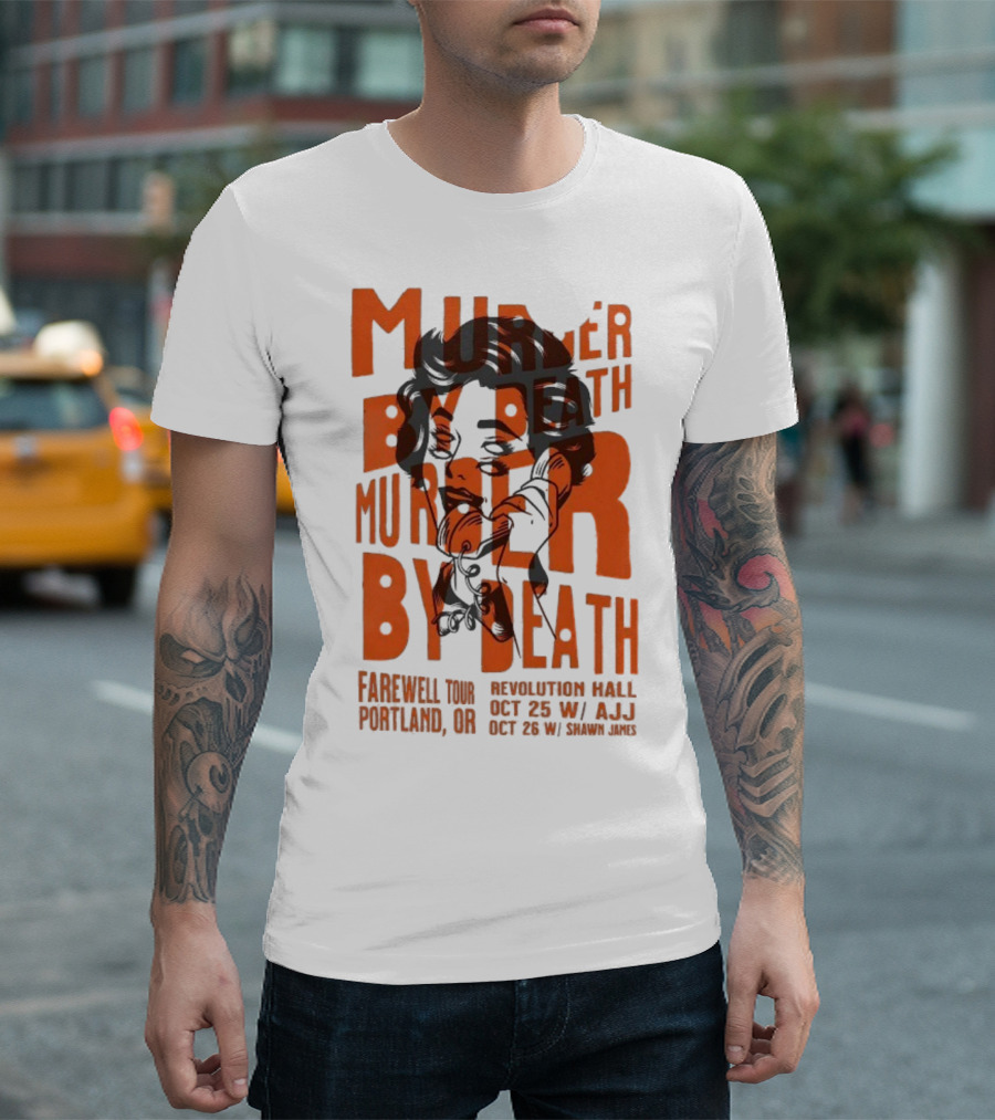 Murder By Death Farewell Tour Portland Revolution Hall Oct 23 24 2025 T-Shirt