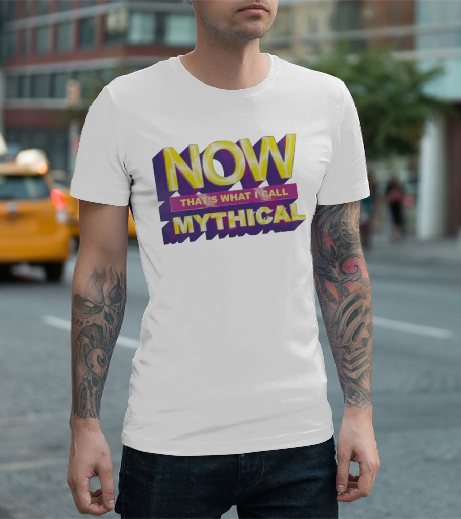 NOW That’s What I Call Mythical Retro 3D Text Style T-Shirt