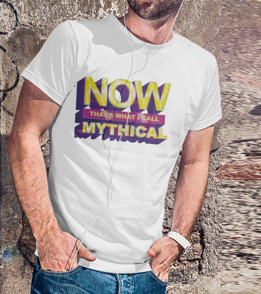 NOW That’s What I Call Mythical Retro 3D Text Style T-Shirt