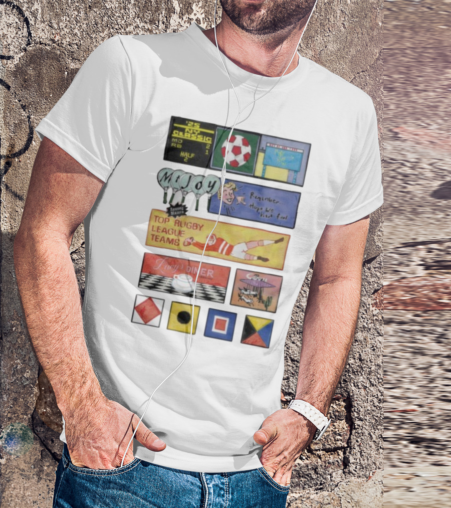 Rowing Blazers X Mt. Joy Top Rugby League Teams Vintage Sports Collaboration T-Shirt