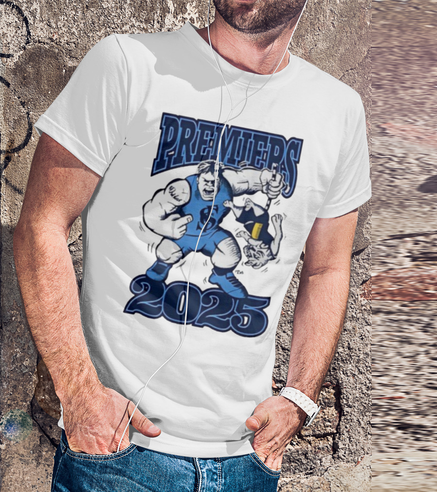 Sturt Football Club Premiers 2025 Mascot Victory Image T-Shirt