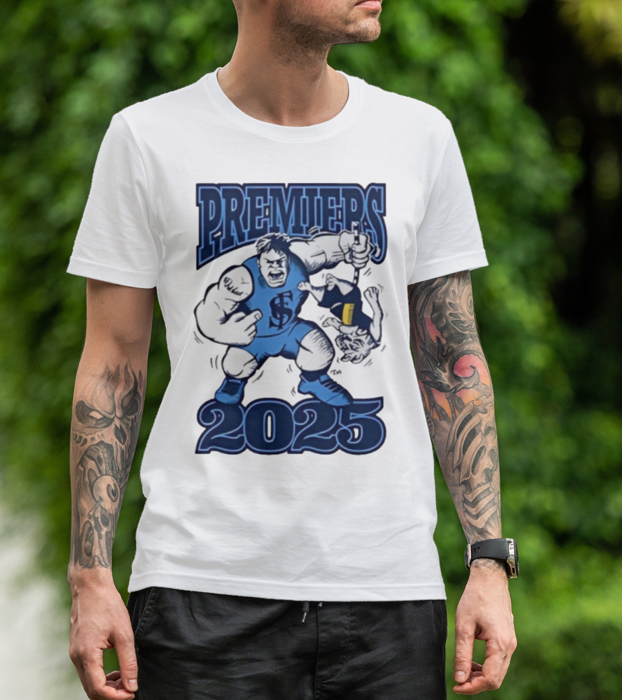 Sturt Football Club Premiers 2025 Mascot Victory Image T-Shirt
