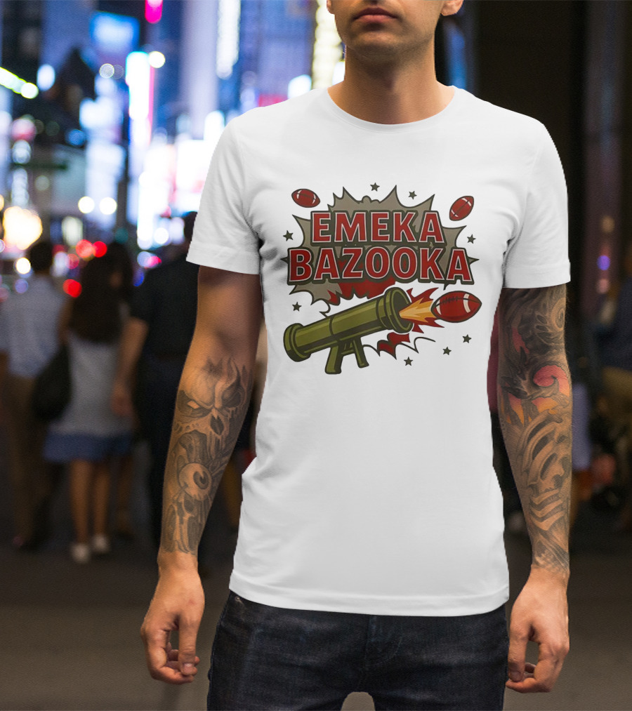 Tampa Bay Buccaneers Emeka Bazooka Football Blast T-Shirt