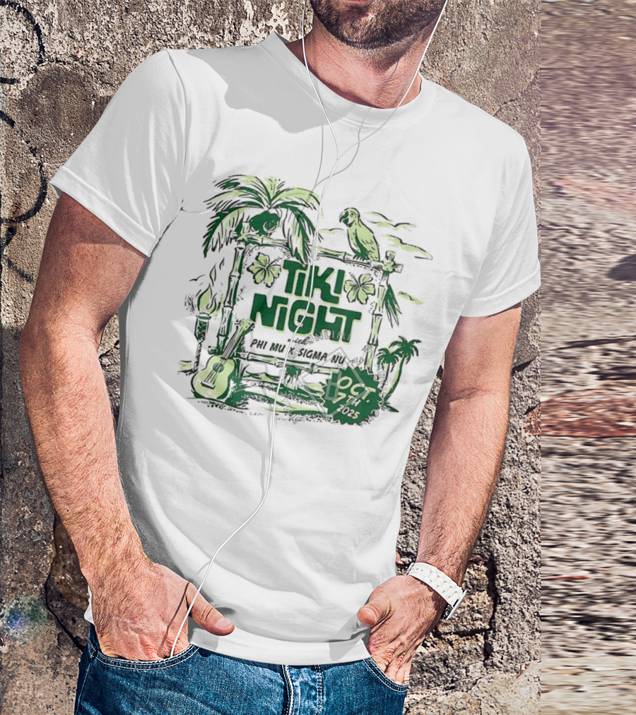 University Of Mississippi Phi Mu Tiki Night Oct 17 2015 T-Shirt