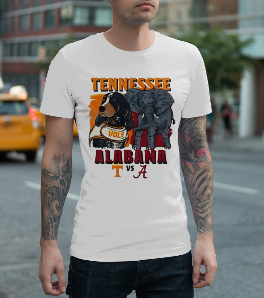 Tennessee Alabama Vols Vs Crimson Tide Mascots Third Saturday October 18 2025 T-Shirt
