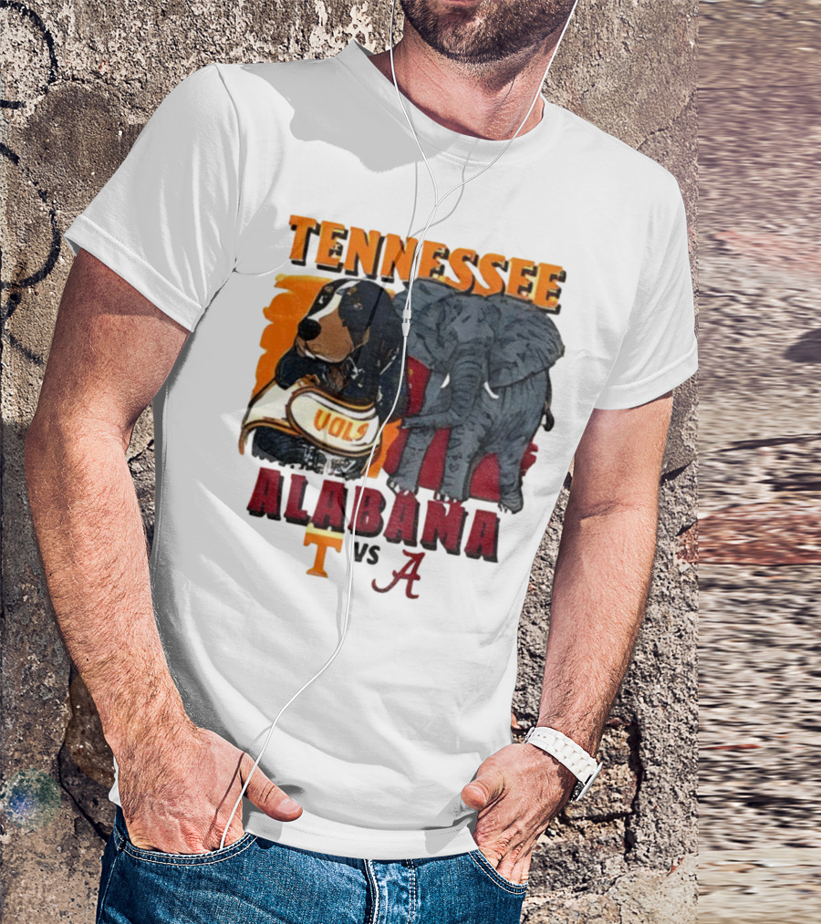 Tennessee Alabama Vols Vs Crimson Tide Mascots Third Saturday October 18 2025 T-Shirt