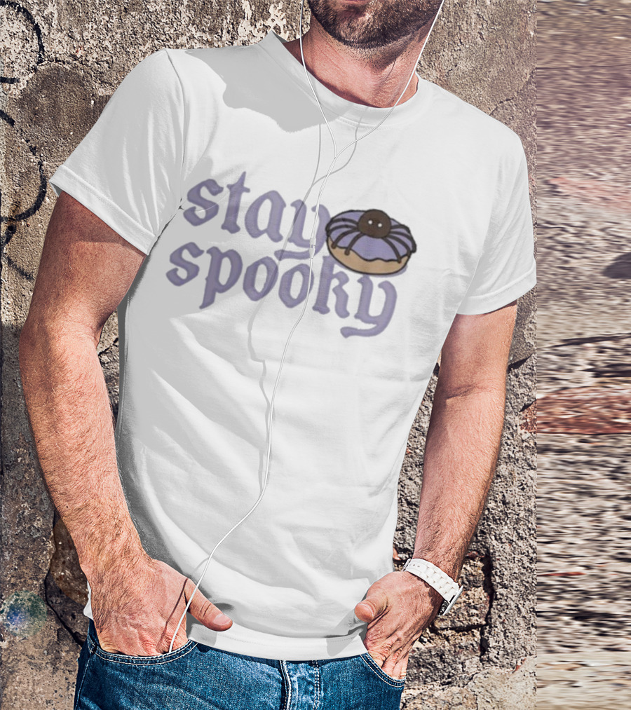 Stay Spooky Dunkin’ Donuts Halloween Donut Design T-Shirt