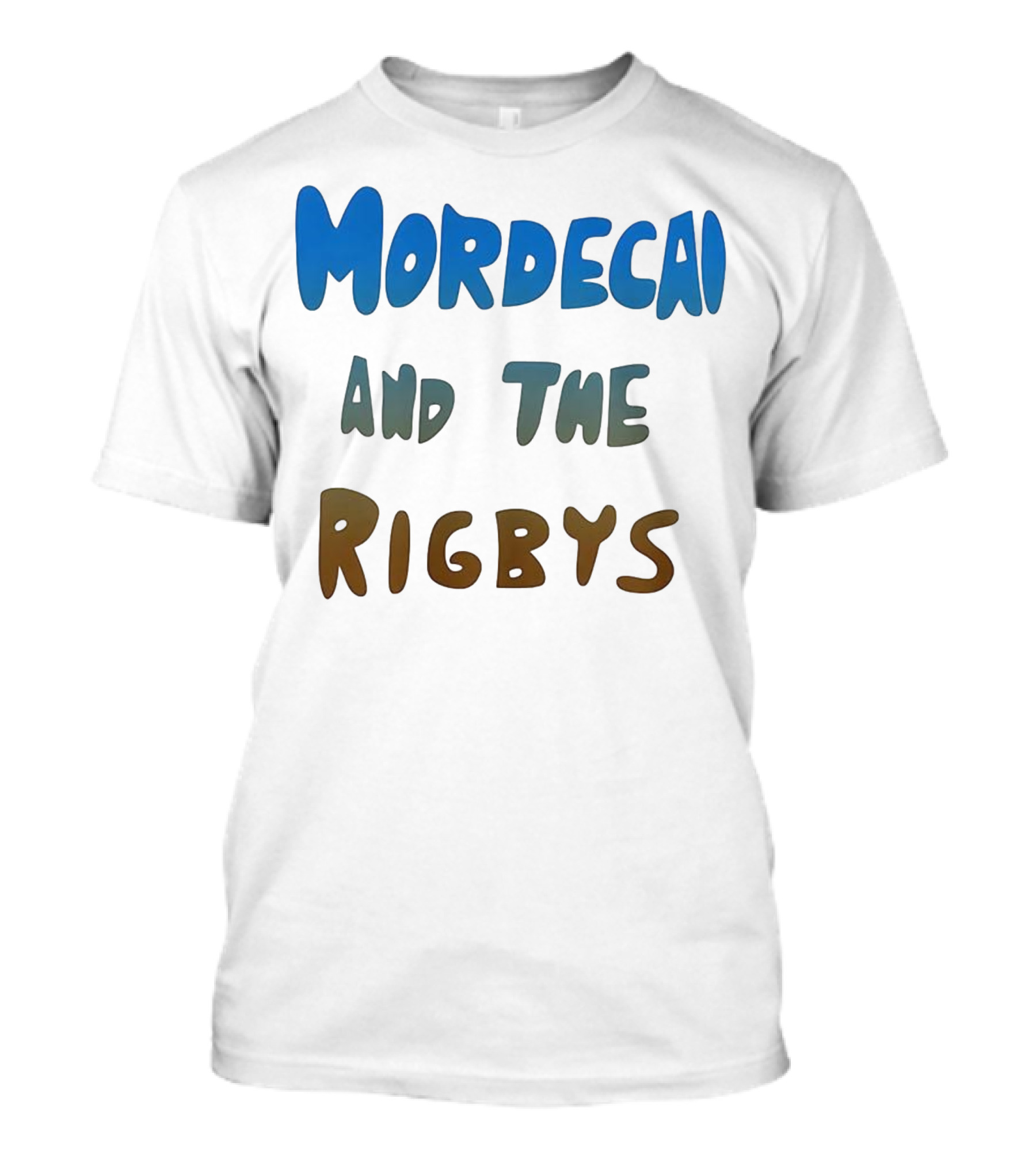Mordecai And The Rigbys Regular Show Cartoon Character T-Shirt