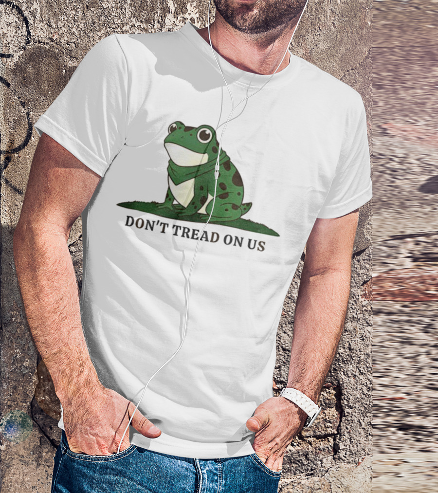 Portland Frog Don't Tread On Us 2025 Political Movement Symbol T-Shirt