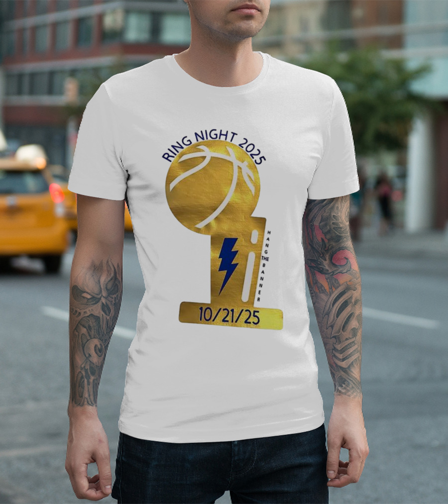 Ring Night 2025 Hang The Banner 10/21/25 Championship Celebration T-Shirt