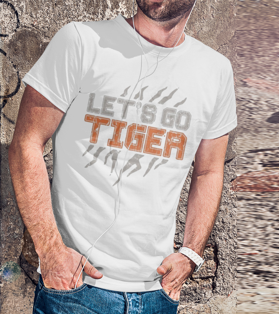 Cincinnati Bengals Let's Go Tiger Stripes T-Shirt