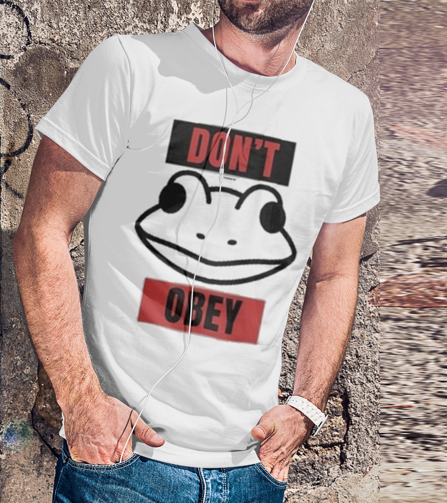 Don’t Obey Frog Resistance Portland T-Shirt