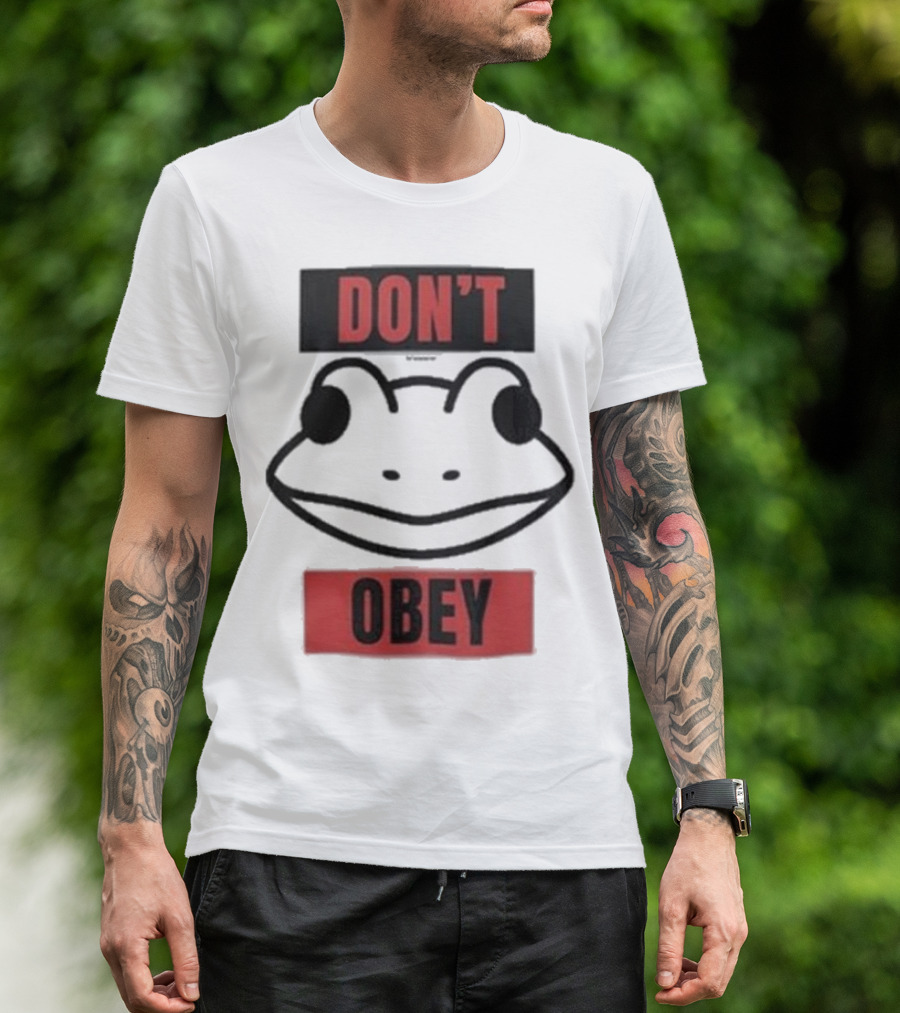 Don’t Obey Frog Resistance Portland T-Shirt