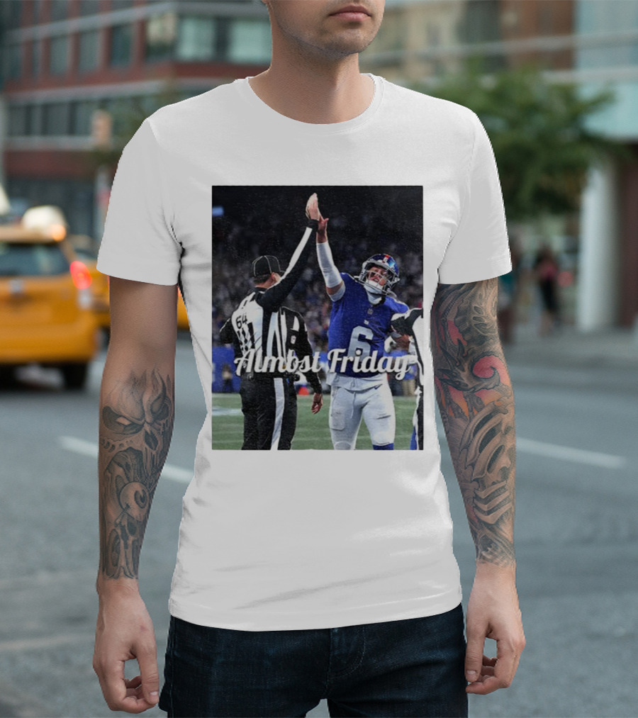 Almost Friday Jaxson Dart High Five Celebration T-Shirt