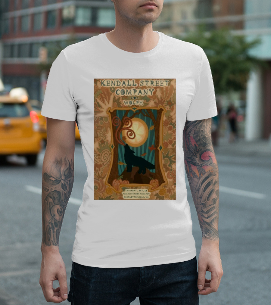 Kendall Street Company Wolph Jefferson Theater Charlottesville VA Oct 18 2025 T-Shirt