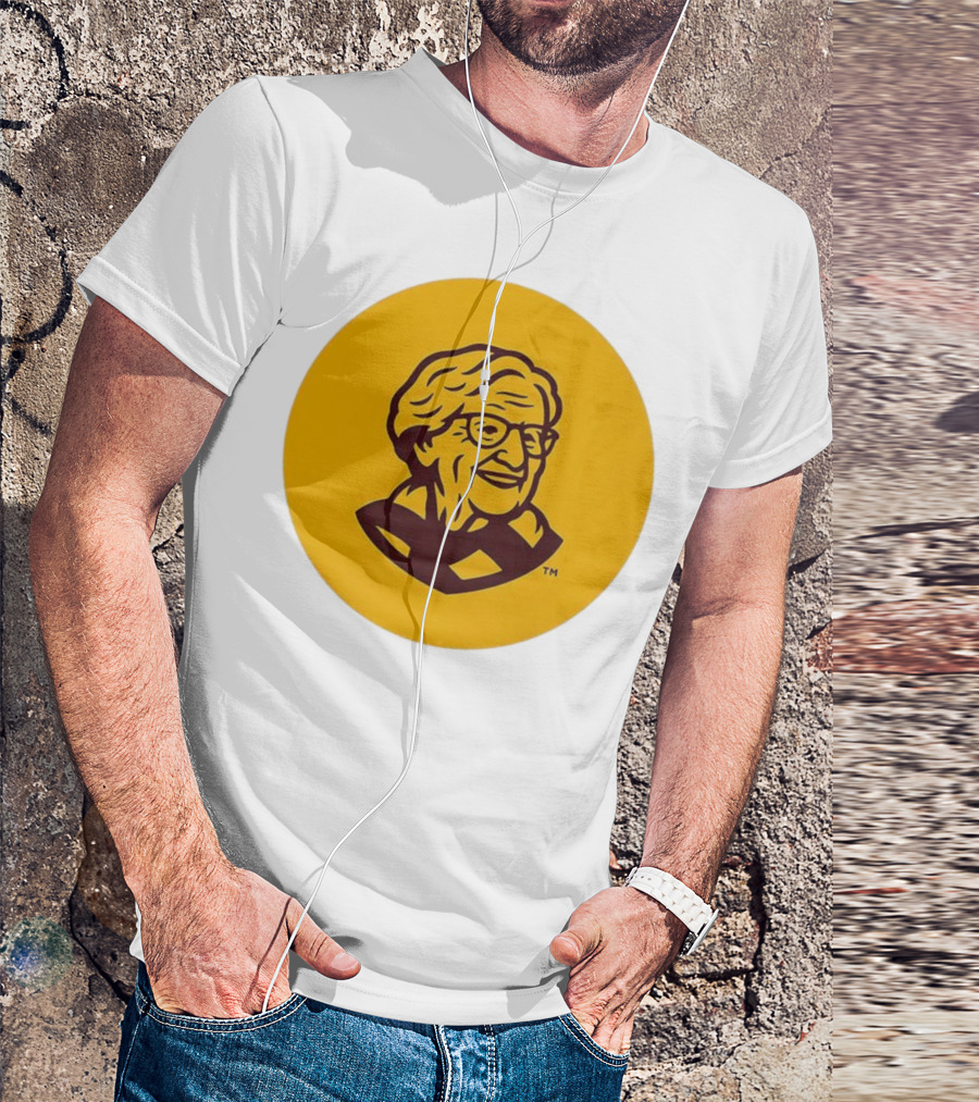 Loyola Chicago Sister Jean Trademark Icon Yellow T-Shirt