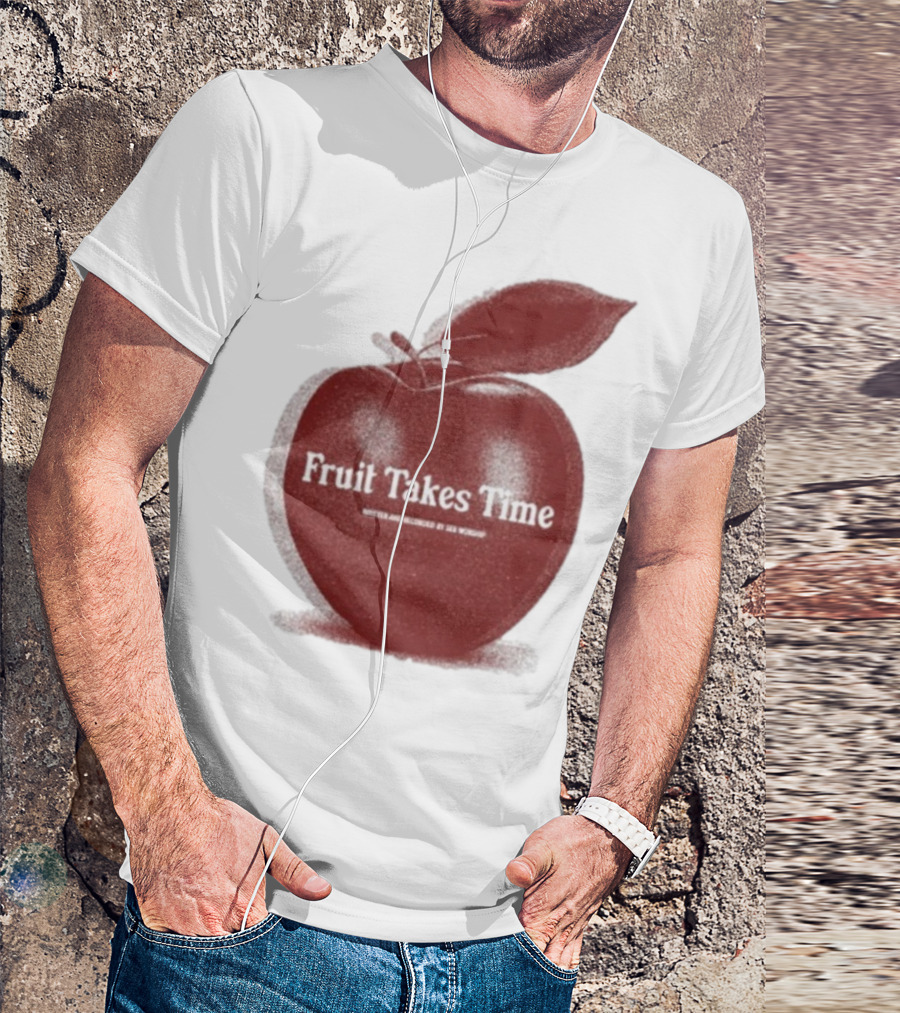 Fruit Takes Time By Seu Worship Red Apple T-Shirt