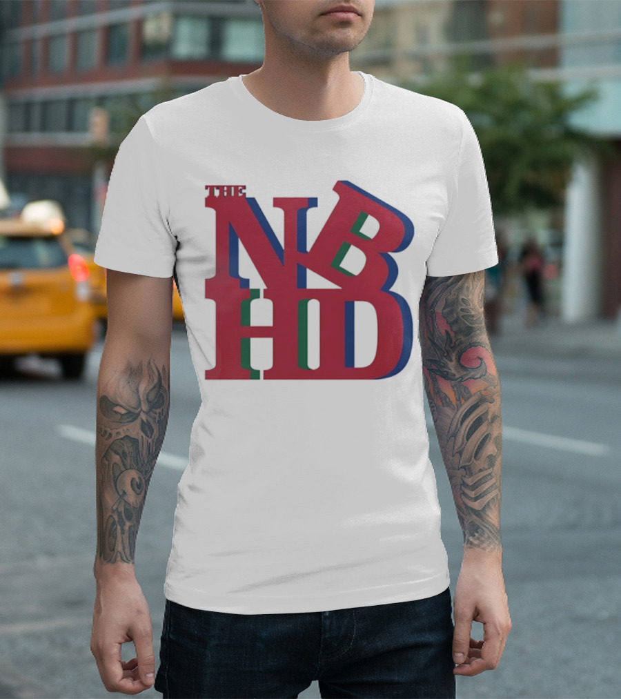 The Neighbourhood NBHD Text Layered Style T-Shirt