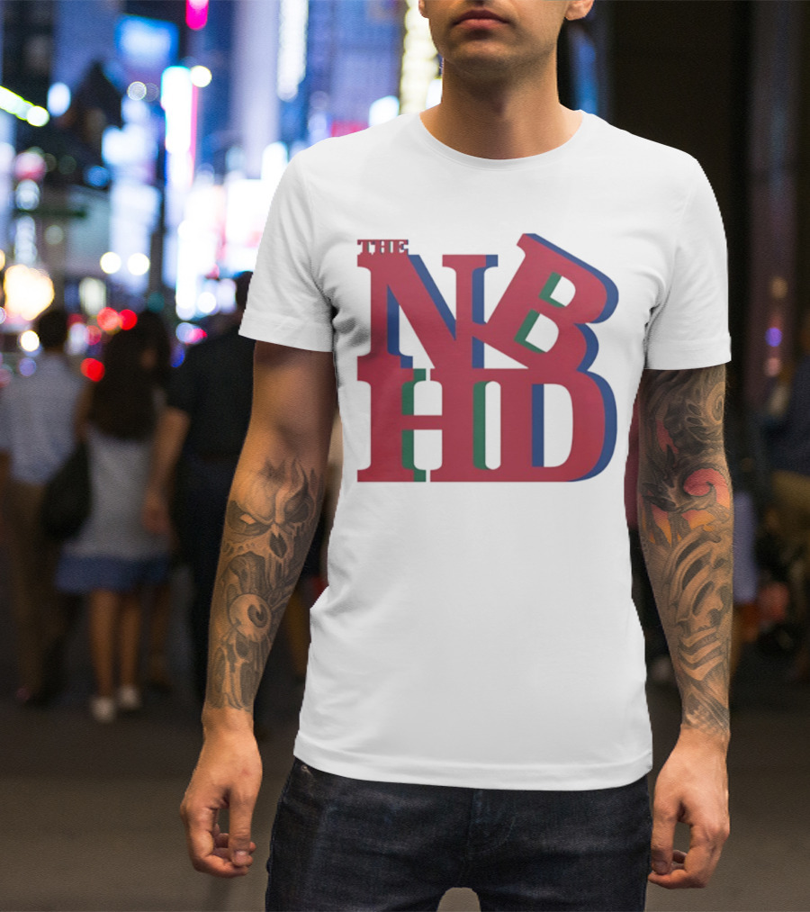 The Neighbourhood NBHD Text Layered Style T-Shirt