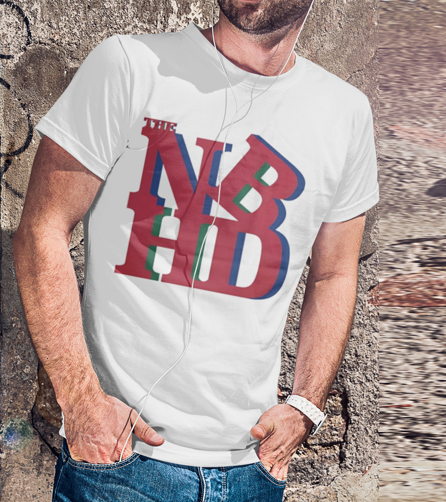 The Neighbourhood NBHD Text Layered Style T-Shirt