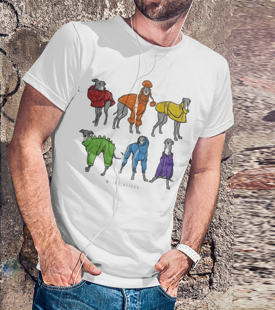 Tika The Iggy In Colorful Cozy Outfits T-Shirt