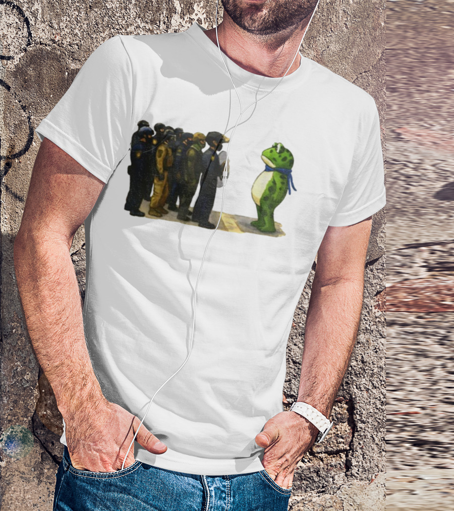 Portland Frog Protest Against ICE Deportation Resistance T-Shirt