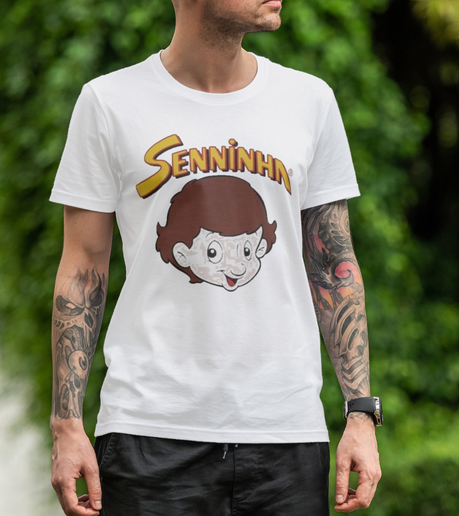Senninha Ayrton Senna Character Merchandising T-Shirt