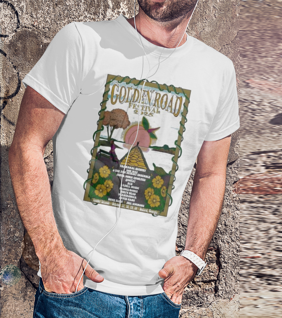 Golden Road Festival Buford Georgia October 17-20 2025 Taj Mahal Quintet Concert Event T-Shirt