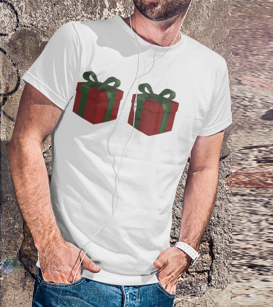 Just Here For The Presents Gifts Holiday Humor T-Shirt
