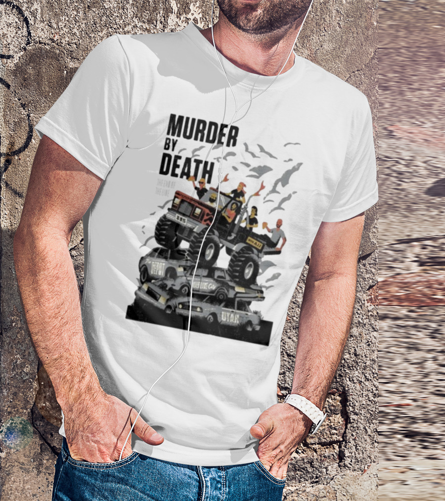 Murder By Death October 19 2025 Salt Lake City Tour Utah Depot Event Monster Truck Illustration T-Shirt