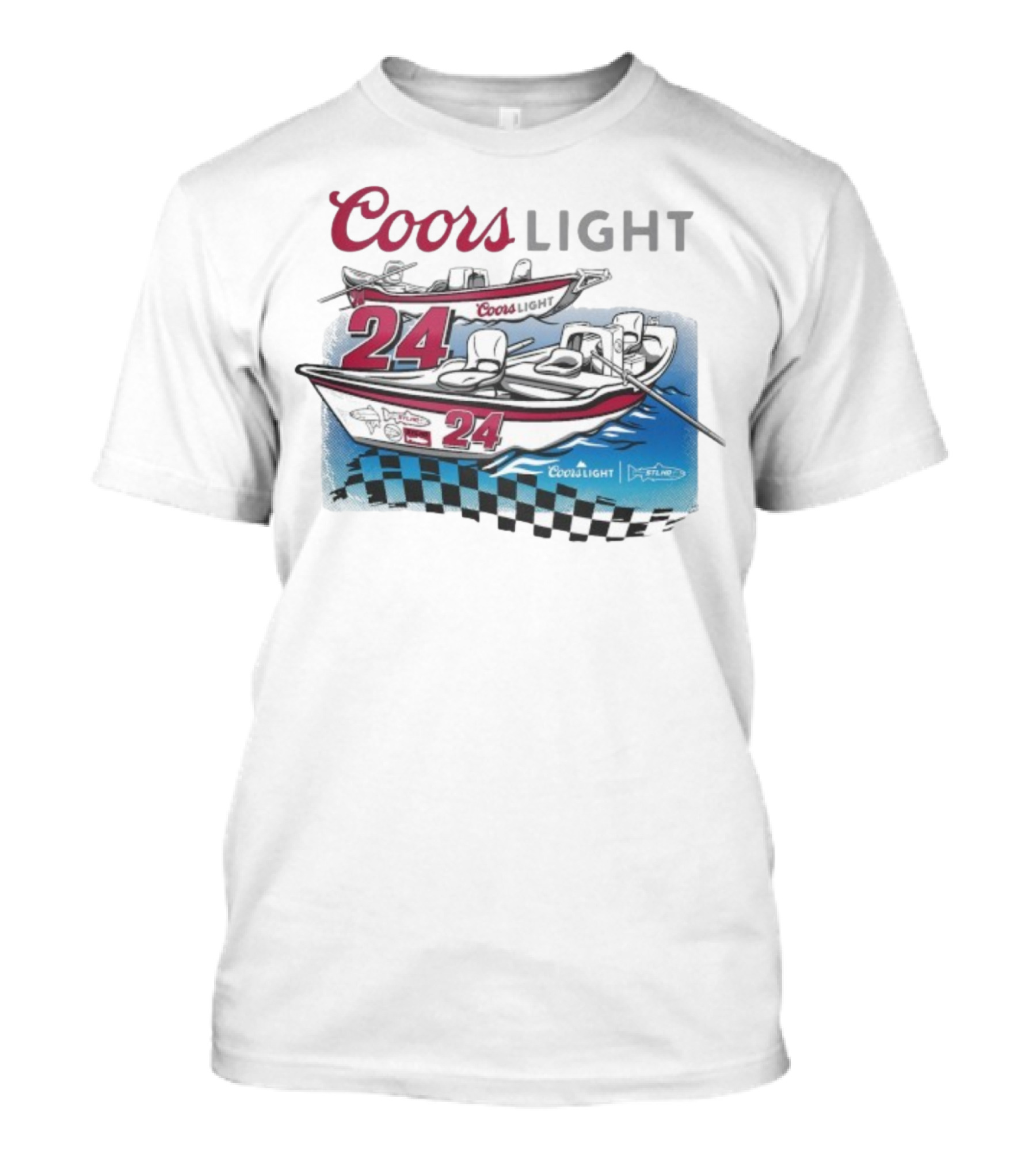 Coors Light STLHD 24 Racing Boat Collaboration T-Shirt
