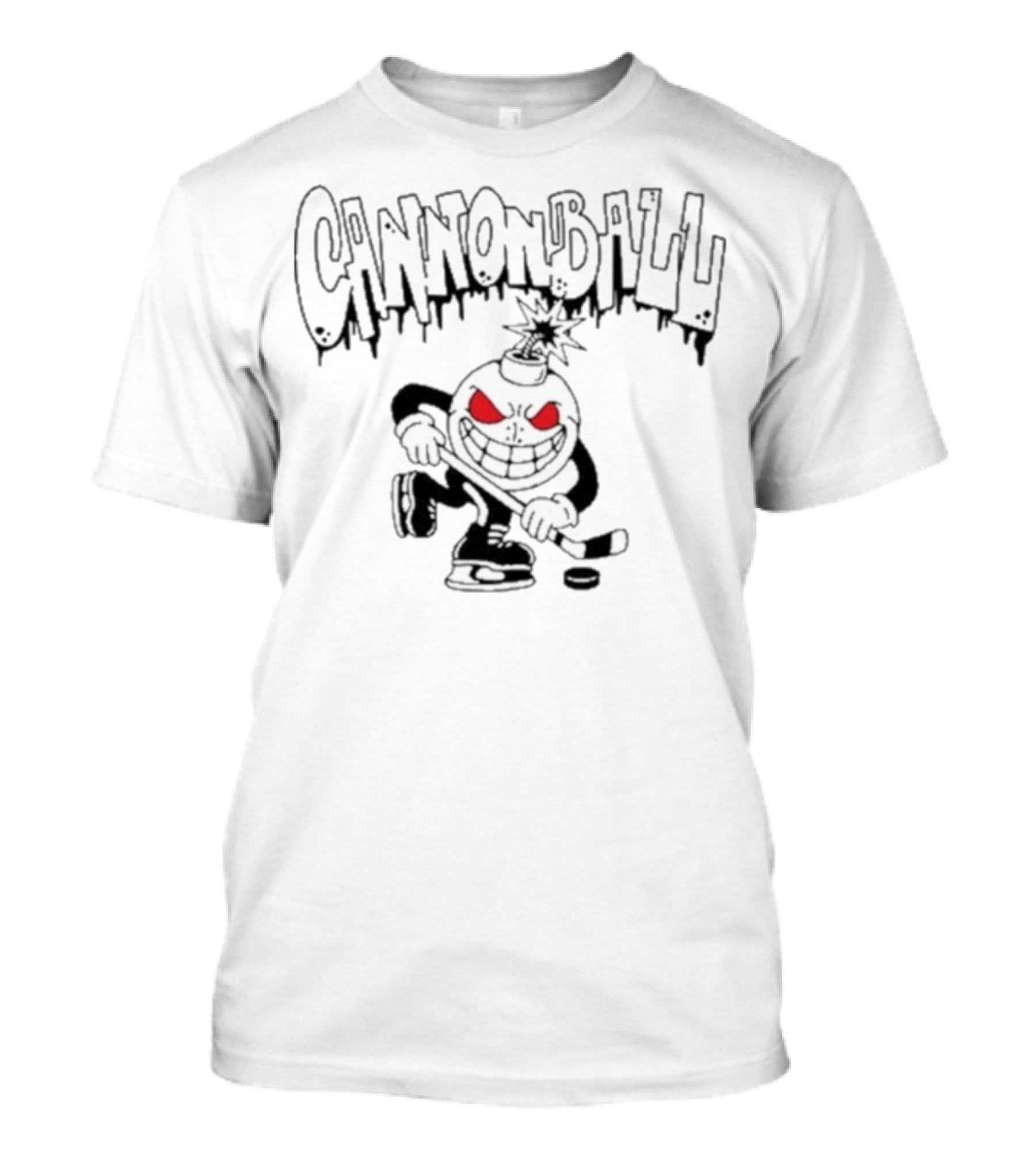 Youngblood Cannonball Hockey Bomb Character T-Shirt