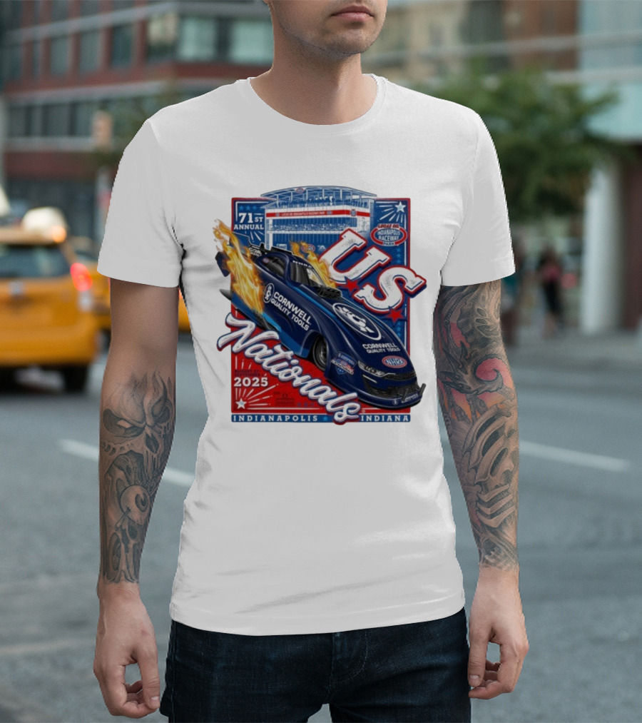 71st Annual Cornwell Quality Tools U.S. Nationals 2025 Indianapolis Raceway Park Indiana Event T-Shirt