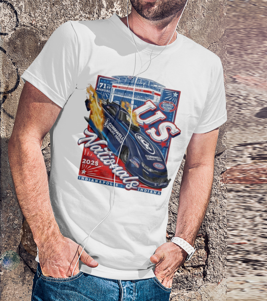 71st Annual Cornwell Quality Tools U.S. Nationals 2025 Indianapolis Raceway Park Indiana Event T-Shirt
