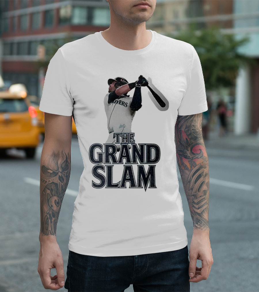 Eugenio Suárez Seattle Mariners The Grand Slam MLB Baseball T-Shirt