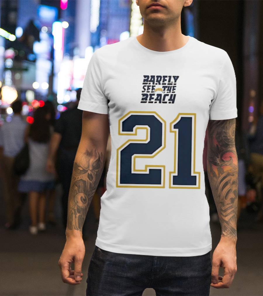 LaDainian Tomlinson San Diego Chargers 21 Barely See The Beach T-Shirt