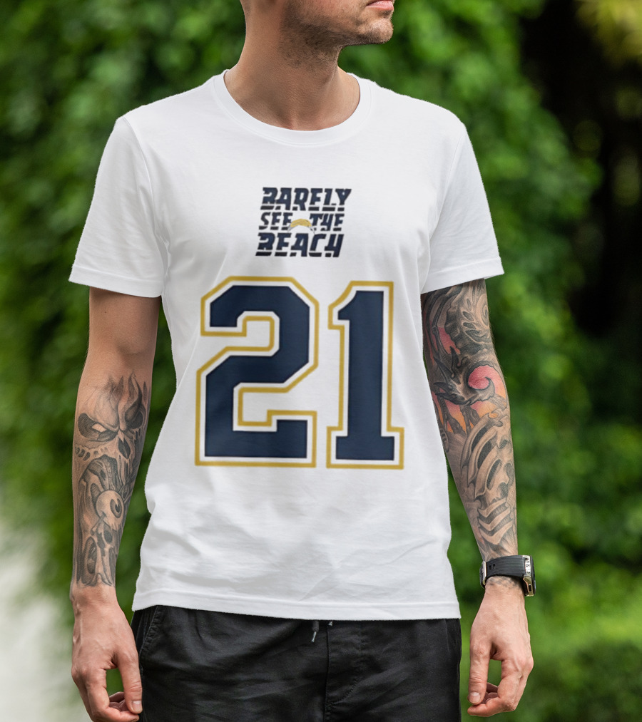 LaDainian Tomlinson San Diego Chargers 21 Barely See The Beach T-Shirt
