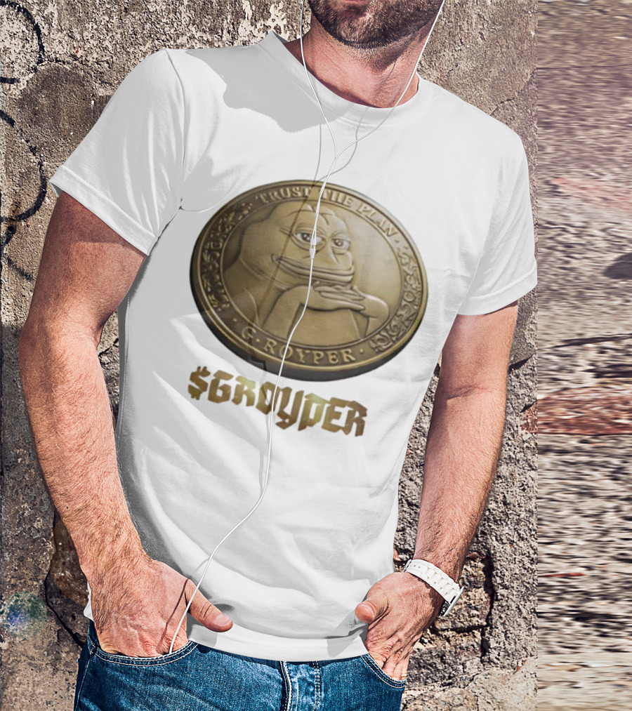 Pepe Frog Trust The Plan Groyper Coin T-Shirt