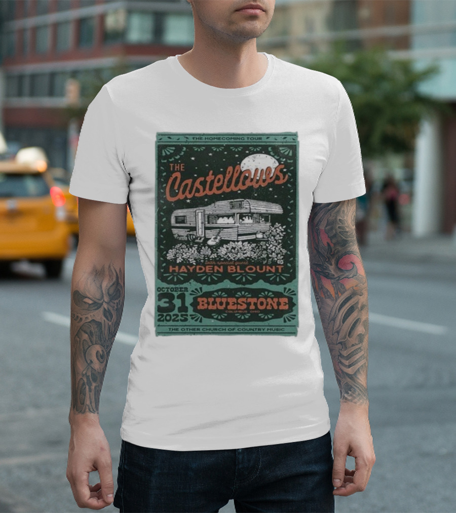 The Castellows Homecoming Tour Hayden Blount Bluestone Columbus October 31 2025 T-Shirt