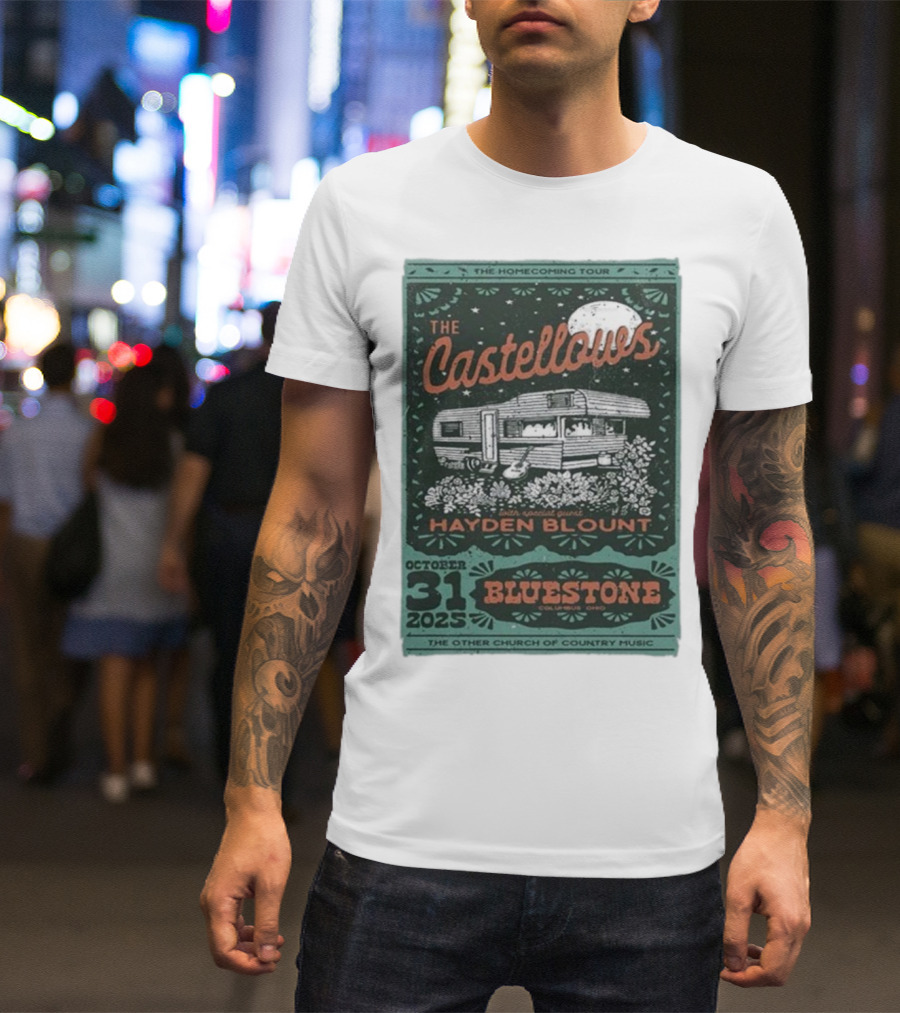 The Castellows Homecoming Tour Hayden Blount Bluestone Columbus October 31 2025 T-Shirt