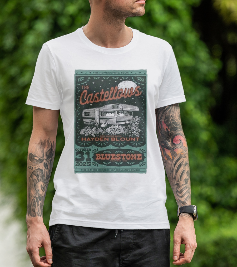 The Castellows Homecoming Tour Hayden Blount Bluestone Columbus October 31 2025 T-Shirt