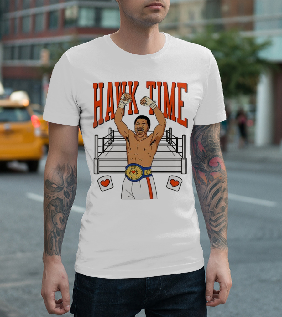 Hawk Time Aaron Pryor Champion Boxer Ring Victory T-Shirt