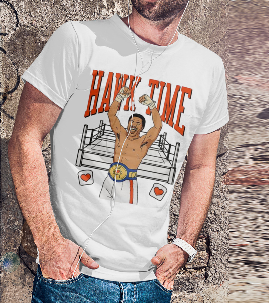 Hawk Time Aaron Pryor Champion Boxer Ring Victory T-Shirt