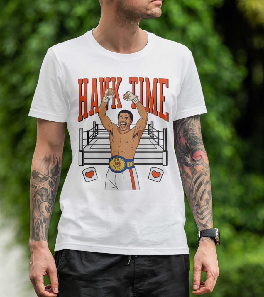 Hawk Time Aaron Pryor Champion Boxer Ring Victory T-Shirt
