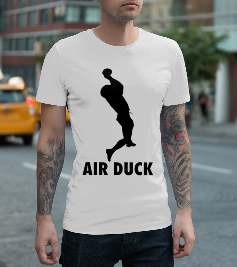 Air Duck Dunk Silhouette Jordan Parody T-Shirt