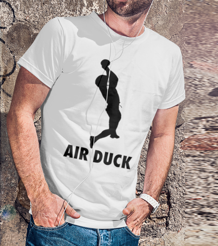 Air Duck Dunk Silhouette Jordan Parody T-Shirt