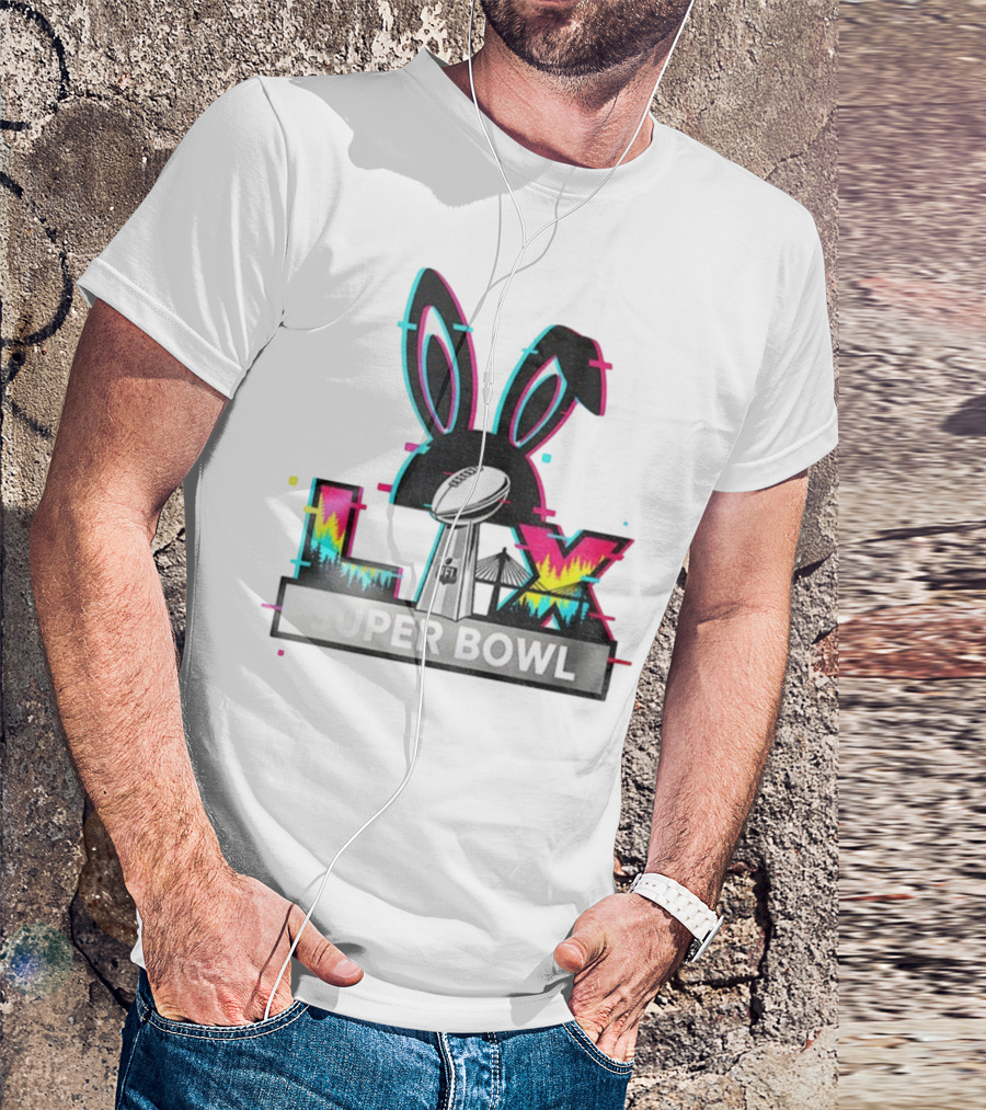 Bad Bunny LVI Super Bowl NFL Halftime Show LAX Stadium T-Shirt